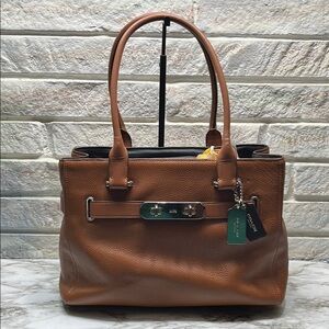 Coach Brown Leather Tote